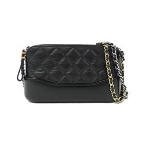 Chanel Gabriel Line Shoulder Bag Black Calf